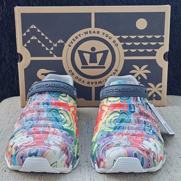 Crosskix Men Shoes Multi Color Water Proof Sneaker Size 12 With Box NWT - Picture 6 of 12